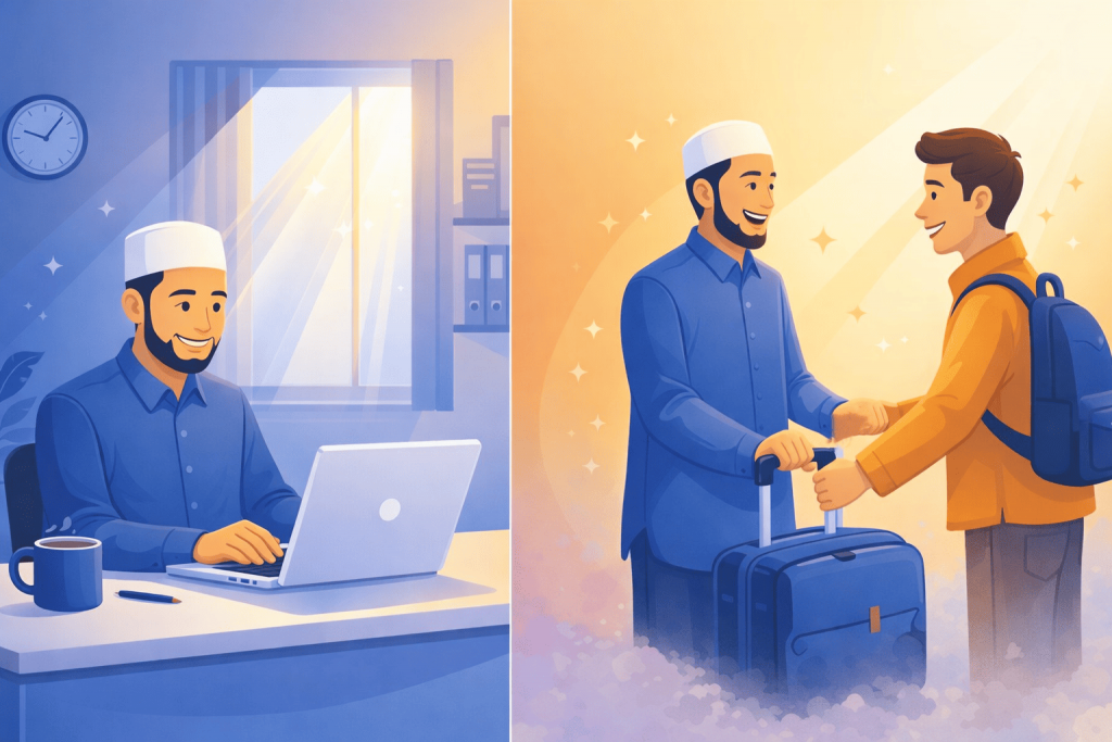 7 Wege, wie die islamische Philosophie deinen Alltag als berufstätiger Muslim zur göttlichen Mission macht